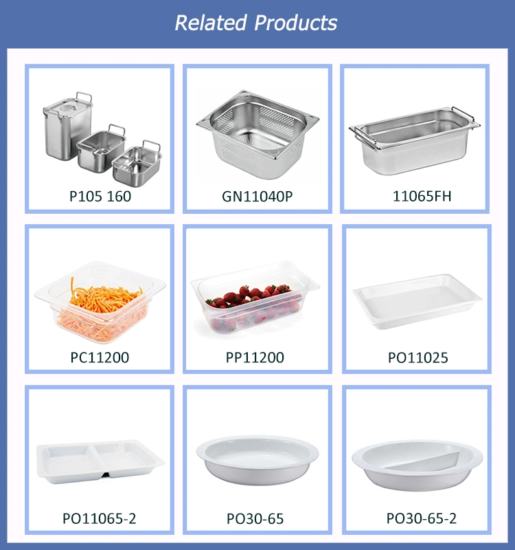 High Grade Stainless Steel Bain-Marie with Lid and Handle