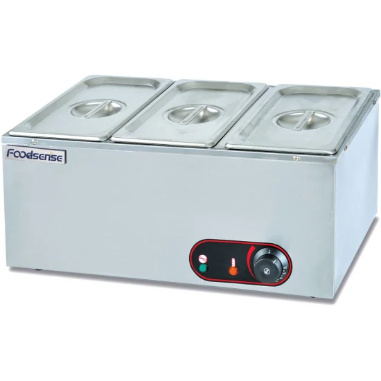 Productos de venta caliente Equipos comerciales de restaurante de acero inoxidable Bain Marie